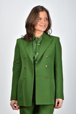 Ami Paris blazer Croisee FBV202.WV0004 evergreen