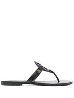 Tory Burch sandales Miller en cuir - Noir - thumbnail