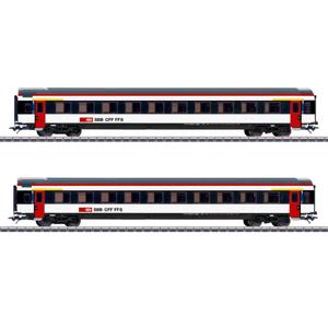 Märklin 42154 H0 2-delige set personenrijtuigen EW IV van de SBB