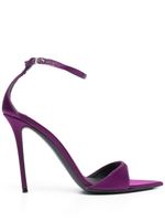 Giuseppe Zanotti escarpins en satin à bout pointu 105 mm - Violet - thumbnail