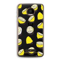 When Life Gives You Lemons...: Motorola Moto Z Force Transparant Hoesje