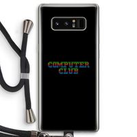 Retro: Samsung Galaxy Note 8 Transparant Hoesje met koord