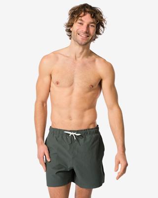 HEMA Herenzwembroek Seersucker Donkergroen (donkergroen)