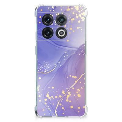 Back Cover voor OnePlus 10 Pro Watercolor Paars