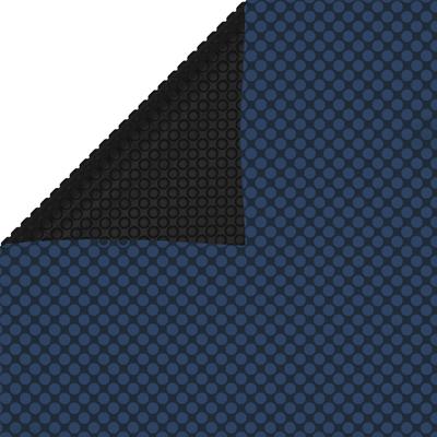 VidaXL Zwembadfolie solar drijvend 600x400 cm pe zwart en blauw