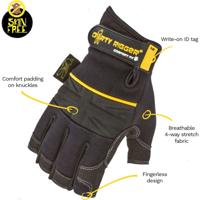 Dirty Rigger Comfort Fit Rigger Glove Fingerless (V1.6) XL