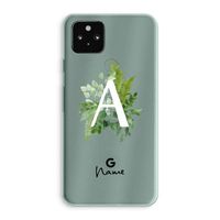 Green Brush: Google Pixel 5a 5G Transparant Hoesje