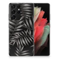 Samsung Galaxy S21 Ultra | TPU Case | Leaves Grey