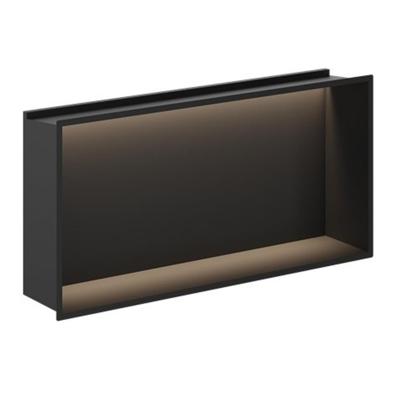 Crosswater Douche Nis - 61x30.5cm - LED-lichtstrip - mat zwart NI305610LMB