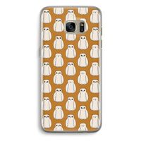 Uilen: Samsung Galaxy S7 Edge Transparant Hoesje