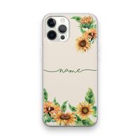Zonnebloemen: iPhone 12 Pro Transparant Hoesje