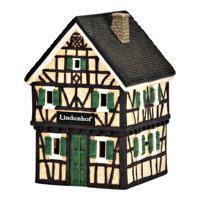 Wurm Lichthaus "Lindenhof" in Overath-Marialinden van porselein, Kleurrijk (B/H/D) 11x17x12cm