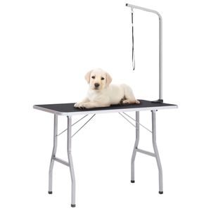 VidaXL Hondentrimtafel verstelbaar met 1 lus