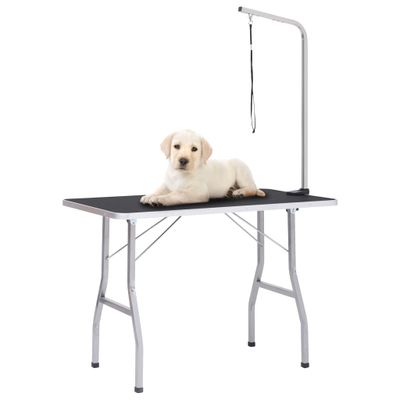 VidaXL Hondentrimtafel verstelbaar met 1 lus