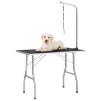 VidaXL Hondentrimtafel verstelbaar met 1 lus