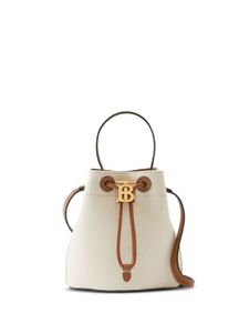 Burberry sac seau Mini TB - Tons neutres