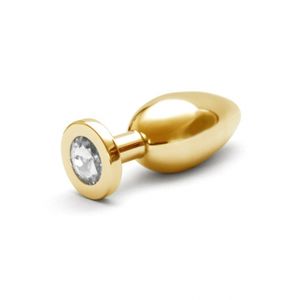 jewel plug goud