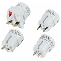 Vivanco Travel plug set netvoeding & inverter Wit - thumbnail