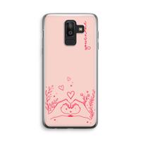Love is in the air: Samsung Galaxy J8 (2018) Transparant Hoesje