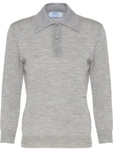 Prada polo texturé - Gris