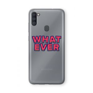 Whatever: Samsung Galaxy A11 Transparant Hoesje