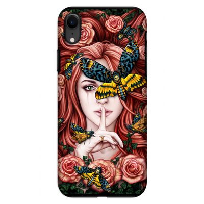 Lady Moth: iPhone XR Tough Case