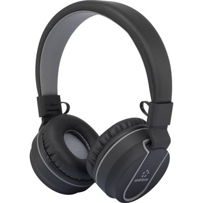 Renkforce RF-BTK-100 On Ear headset Bluetooth Zwart, Grijs Headset, Vouwbaar