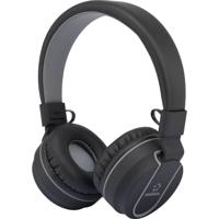 Renkforce RF-BTK-100 On Ear headset Bluetooth Zwart, Grijs Headset, Vouwbaar