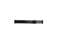 Horlogeband Universeel WD017B.16 Mesh/Milanees Zwart 16mm