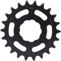 KMC tandwiel 22t zwart (chromoly)