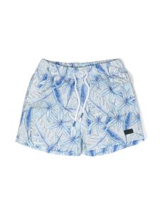 Patachou short de bain à patch logo - Bleu