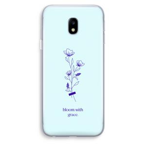 Bloom with grace: Samsung Galaxy J3 (2017) Transparant Hoesje