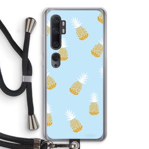 Ananasjes: Xiaomi Mi Note 10 Transparant Hoesje met koord