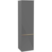Villeroy & Boch Venticello kast hoog 404x1546x372mm glossy grey A95105FP Villeroy & Boch Venticello kast hoog 404x1546x372mm glossy grey A95105FP