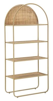 BOEKENPLANK PANAMA ROND CM 80X40X180