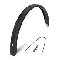 Eurofender Achterspatbord 28 inch 58mm vlak mat zwart tempo squa