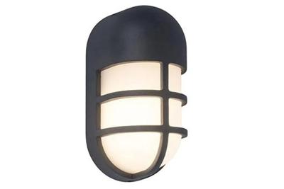 Buitenlamp voordeur donker grijs led &apos;Bullo&apos; 3000K led warm wit 15W 19 cm