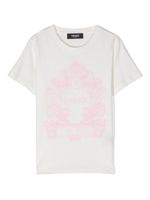 Versace Kids t-shirt en coton à logo imprimé - Blanc - thumbnail