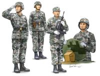 Trumpeter 1/35 PLA Tank Crew - thumbnail