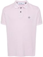 Stone Island polo à patch logo - Rose