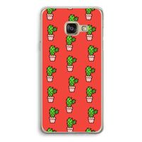 Mini cactus: Samsung Galaxy A3 (2016) Transparant Hoesje