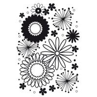 Vaessen Creative • embossing folder bloemenpatroon