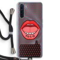 Yolo Denise: Oppo A91 Transparant Hoesje met koord