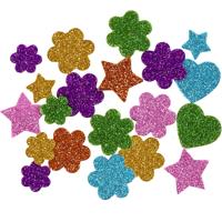 Creativ Company Foamvormen glitter, 100st.