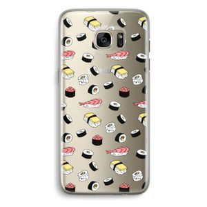 Sushi time: Samsung Galaxy S7 Edge Transparant Hoesje