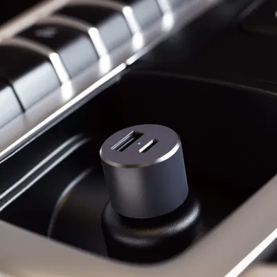 Satechi 2-Port car charger (72W)