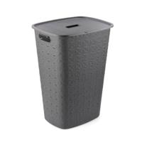 Curver Softex wasmand met deksel 56L antraciet