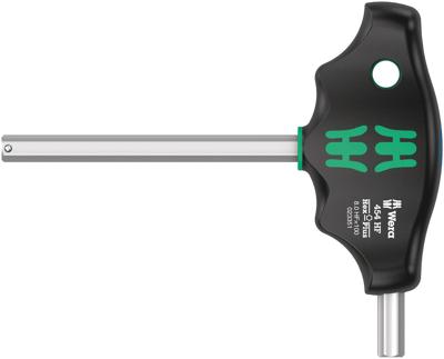 Wera 454 HF T-greep zeskant-schroevendraaier Hex-Plus met vasthoudfunctie, 8 x 100 mm - 05023351001