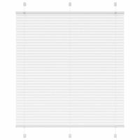 VidaXL Plissé rolgordijn 115x150 cm stofbreedte 114,4cm polyester wit