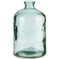 Giftdecor Bloemenvaas Primavera - transparant - gerecycled glas - D18 x H31 cm - Vazen - thumbnail